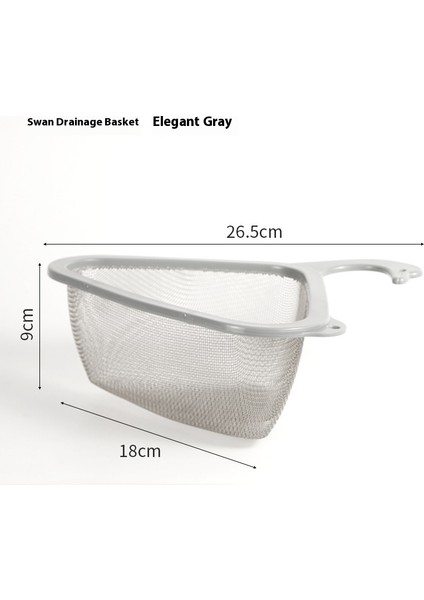 Filtre Artıkları Mutfak Atıkları Kuğu Tahliye Sepeti (Yurt Dışından)