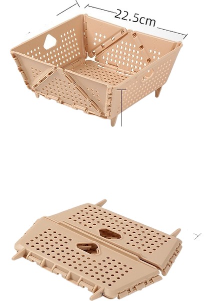 Drenaj Sepeti Meyve Sepeti Çok Işlevli Katlanabilir Mutfak Lavabosu (Yurt Dışından)