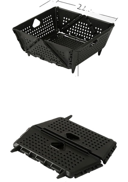 Drenaj Sepeti Meyve Sepeti Çok Işlevli Katlanabilir Mutfak Lavabosu (Yurt Dışından)