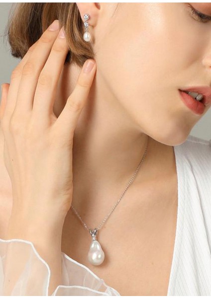 Precious Pearl Kadın Gümüş Kolye fiyatları
