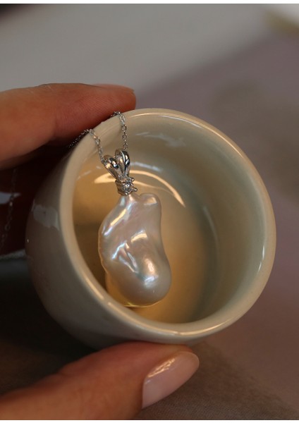 Precious Pearl Kadın Gümüş Kolye fırsatları