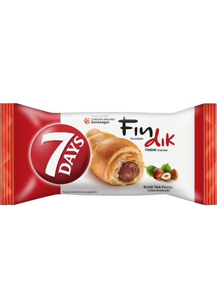 7 Days Kruvasan Fındıklı Kremalı 60 G