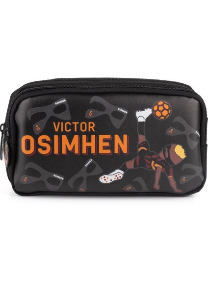 3 Bölmeli Victor Osimhen Suni Deri Okul Çantası + Kalemlik fırsatları
