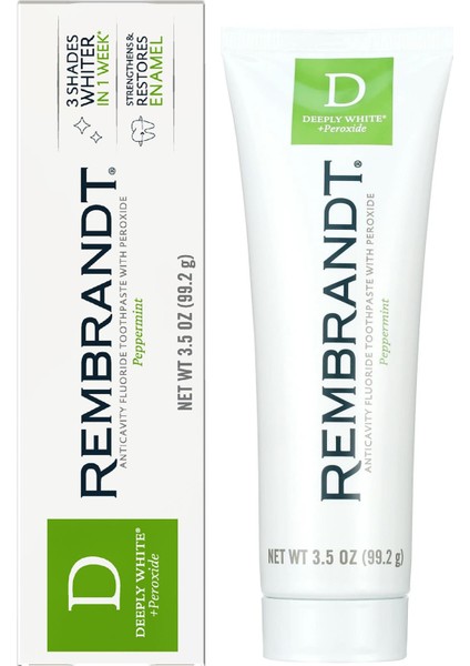 Deeply White + Peroxide Peppermint Diş Macunu 99.2gr