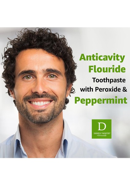 Deeply White + Peroxide Peppermint Diş Macunu 99.2gr