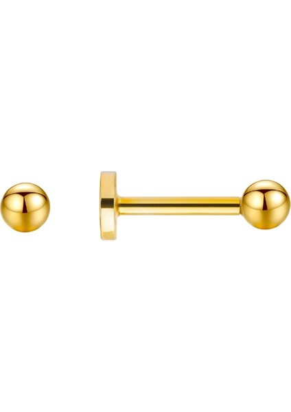 Sphere 14 Ayar Altın Piercing