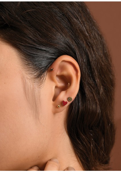 Sphere 14 Ayar Altın Piercing
