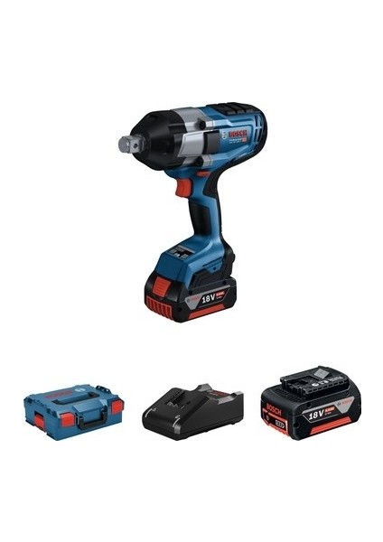 Professional GDS 18V-1050H Somun Sıkma(2x5.0Ah;L-Boxx) - 06019j8522