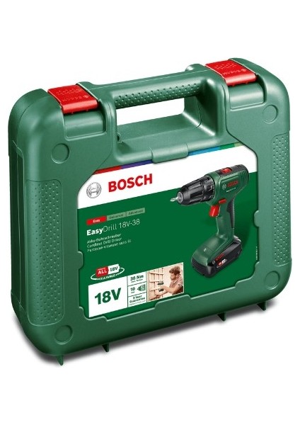 EasyDrill 18V-38 Akülü Matkap (Tek Akü, 2,0 Ah) - 0 603 9D8 003 fiyatları