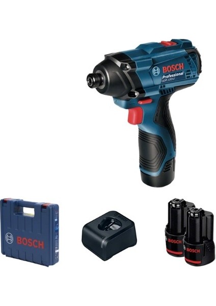 Professional GDR 120-LI 12 Volt 2.0 Ah Çift Akülü Darbeli vidalama - Çantalı
