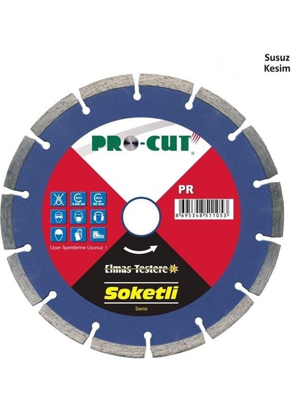54101 HA (Soketli) Serisi Sıcak Hadde Elmas Testere 115 mm