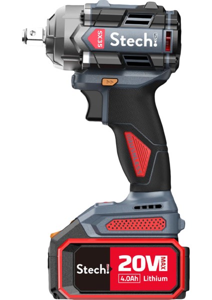 SX35 Akülü Darbeli Somun Sıkma 2 x 4 A.h Akü 500NM Tork + 2 Yıl Garanti