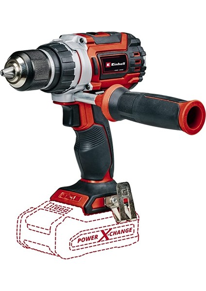 Professional Akülü Vidalama TP-CD 18/60 Li BL - Solo Power X-Change (Li-Ion, 18 V, kömürsüz motor, 13 mm metal mandren, 2 vitesli şanzıman, akü ve şarj cihazı dahil değildir) - 4514210