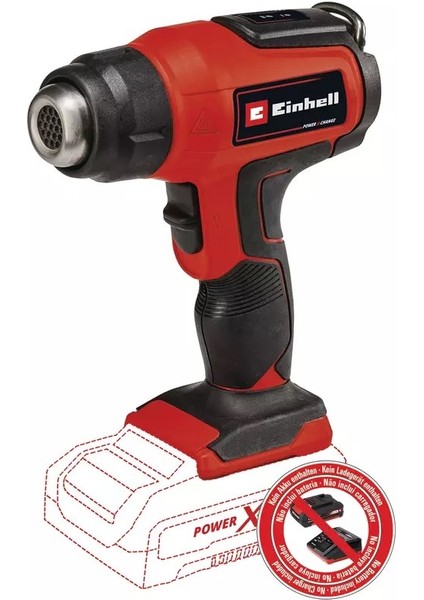 Akülü Sıcak Hava Tabancası TE-HA 18 Li - Solo Power X-Change (Li-Ion, 18V, 2 sıcaklık kademesi, redüktör, geniş jet ve reflektör nozulu dahil, akü ve şarj cihazı dahil değildir) - 4520500