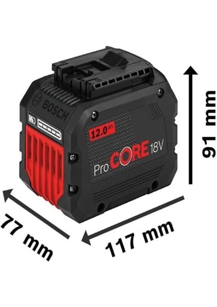 Professional ProCORE 18V 12.0Ah Akü fiyatları