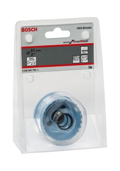- Saç Metal İçin Delik Açma Testeresi (Panç) - 51 Mm, 2"