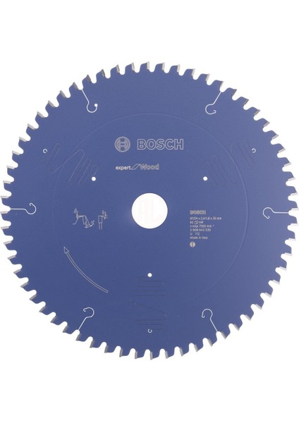 - Expert Serisi Ahşap İçin Daire Testere Bıçağı - 254 X 30 X 2,4 Mm, 60 Diş