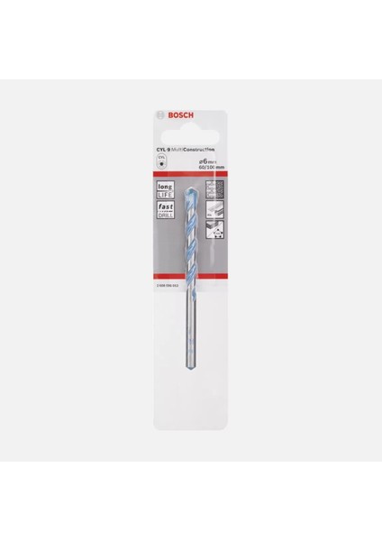 - Çok Amaçlı Matkap Ucu Cyl-9 Multi Construction - 6 X 60 X 100 Mm, D 5,5 Mm fiyatları