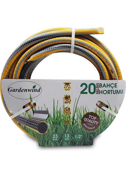 1/2'' 13 mm Bahçe Sulama Hortumu 20 m
