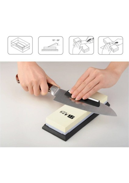 6124 Taidea Çift Taraflı Bileme Taşı 240/1000 Kum modelleri