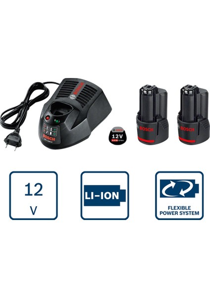 GAL 1230 CV 2 X GBA 12V 2,0AH ŞARJ CİHAZI