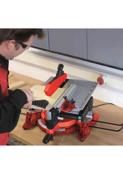 Tablalı Gönye Testere TC-MS 3017 T (2.000 W, Sert Metal Dişli Testere Bıçağı, yatay/ paralel durdurma, eğilebilir testere başı) - 4300347