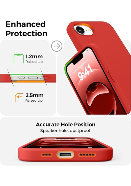 Apple iPhone 16E ile Uyumlu Telefon Kılıfı Kadife Iç Yüzey Soft Tasarım Lansman Kılıf indirimleri