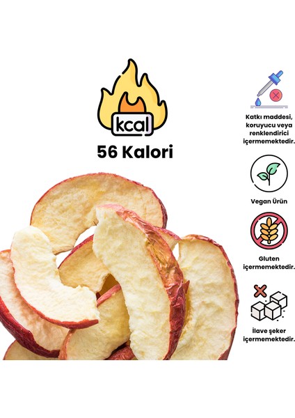 Dondurularak Kurutulmuş Kırmızı Elma 15 gr Doypack - Kuru Meyve 3lü Paket fiyatları