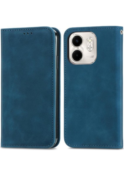 Infinix Smart 9 Basit Iş Deri Çanta Flip Kapak Için Flip Case (Yurt Dışından) fırsatları