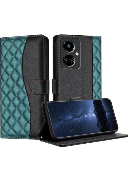 Tecno Camon 19 Pro 5g Cüzdan Koruma Bilek Kayışı Pu Kartı Için Flip Case (Yurt Dışından)