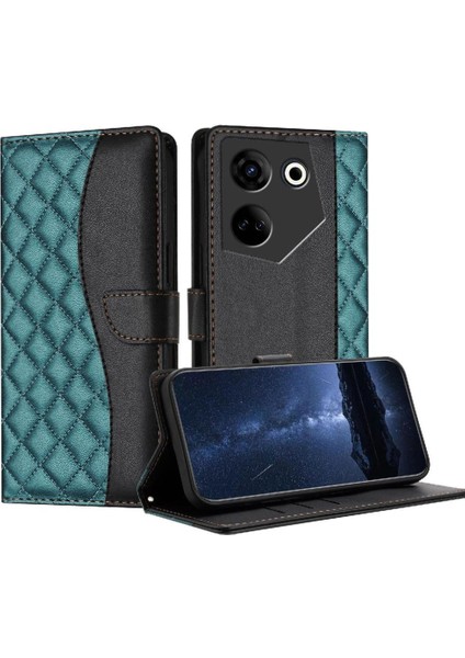 Tecno Camon 20 Pro 4g Kart Yuvaları Tutucu Manyetik Pu Deri Için Flip Case (Yurt Dışından)