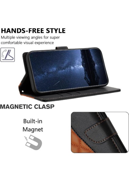 Tecno Camon 20 Pro 4g Kart Yuvaları Tutucu Manyetik Pu Deri Için Flip Case (Yurt Dışından)