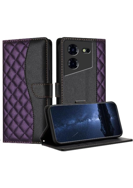 Tecno Pova 5 Pro Manyetik Cüzdan Koruma Pu Deri Bilek Için Flip Case (Yurt Dışından)