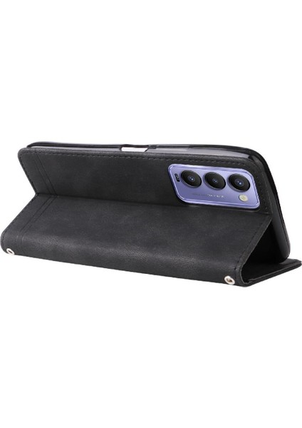 Tecno Camon 18 Pro Koruyucu Kapak Deri Kart Yuvası Sahipleri Için Kılıf (Yurt Dışından) fırsatları