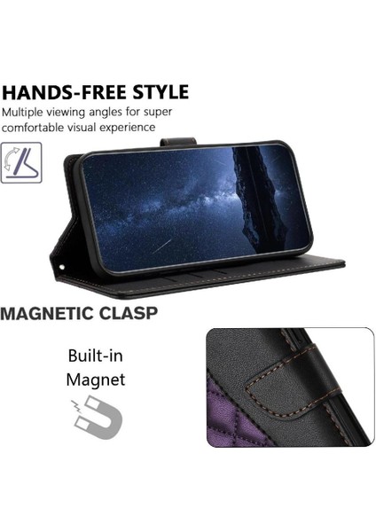 Tecno Pova 6 Pro Bilek Kayışı Cüzdan Koruma Kartı Yuvaları Pu Için Flip Case (Yurt Dışından)