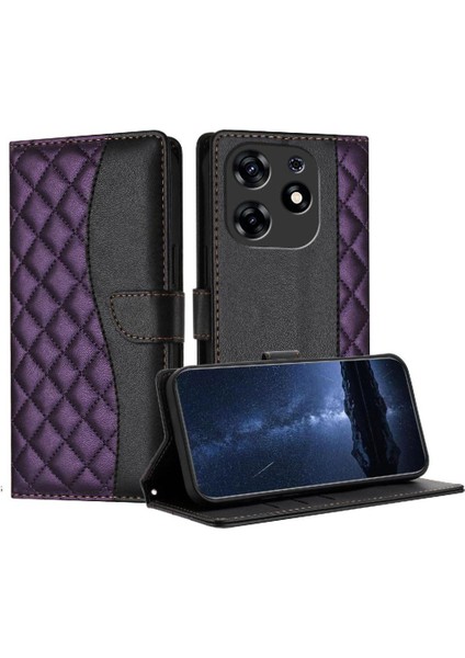 Tecno Spark 10 Pro Pu Deri Bilek Kayışı Cüzdan Koruma Için Flip Case (Yurt Dışından)