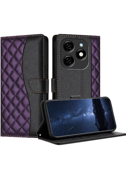 Tecno Spark 20 Kart Yuvaları Tutucu Pu Deri Manyetik Cüzdan Için Flip Case (Yurt Dışından)