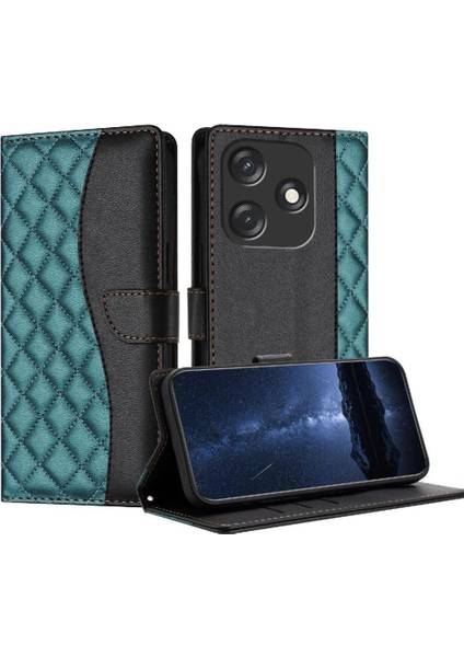 Tecno Spark 10C Pu Deri Manyetik Bilek Kayışı Kart Yuvaları Için Flip Case (Yurt Dışından)