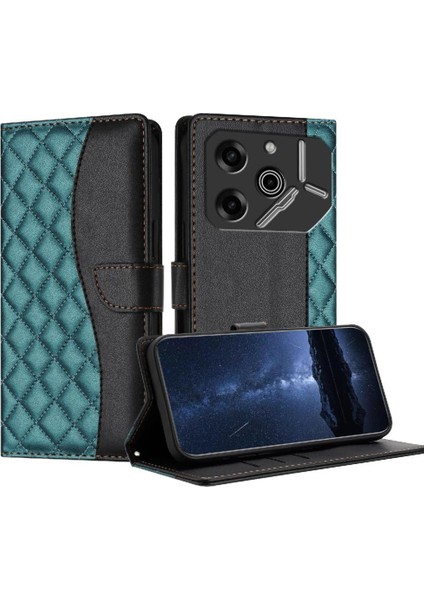Tecno Pova 6 Pro Bilek Kayışı Cüzdan Koruma Kartı Yuvaları Pu Için Flip Case (Yurt Dışından)