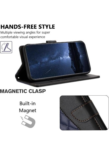 Tecno Pova 6 Pro Bilek Kayışı Cüzdan Koruma Kartı Yuvaları Pu Için Flip Case (Yurt Dışından)