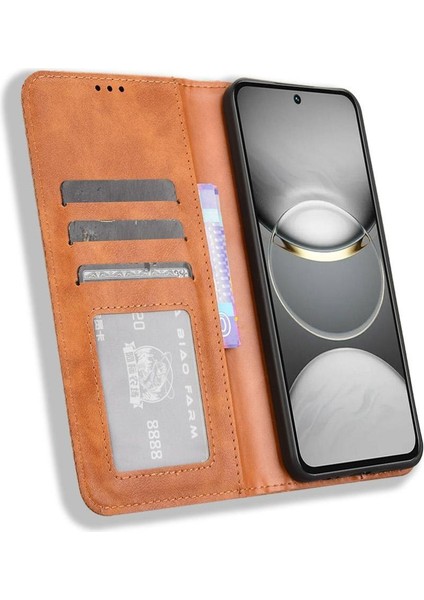 Tecno Spark 30 Pro 4g Manyetik Kapatma Pu Deri Cüzdan Için Kılıf (Yurt Dışından)