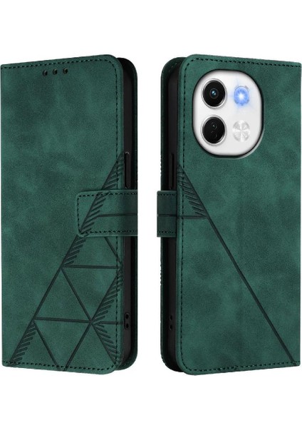 Tecno Spark 30 5g Pu Deri Kredi Kartı Tutucu Cüzdan Kapak Flip Için Kılıf (Yurt Dışından)
