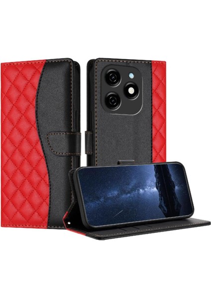 Tecno Spark 20 Kart Yuvaları Tutucu Pu Deri Manyetik Cüzdan Için Flip Case (Yurt Dışından)