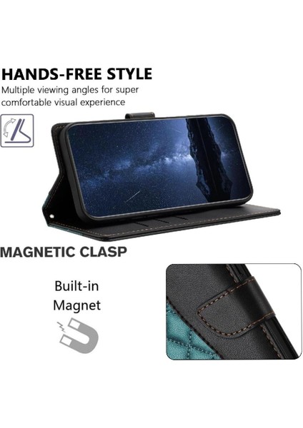 Tecno Spark 20 Pro Bilek Kayışı Manyetik Pu Deri Kart Için Flip Case (Yurt Dışından)