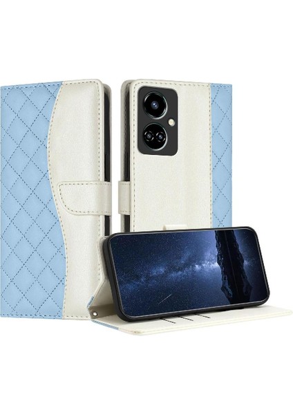 Tecno Camon 19 Pro 5g Bilek Kayışı Manyetik Kart Yuvaları Tutucu Için Flip Case (Yurt Dışından)