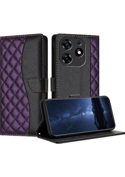 Tecno Spark 10PRO Manyetik Bilek Kayışı Cüzdan Koruma Pu Için Flip Case (Yurt Dışından)