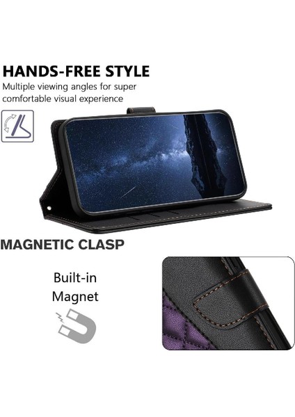 Tecno Spark 10PRO Manyetik Bilek Kayışı Cüzdan Koruma Pu Için Flip Case (Yurt Dışından)
