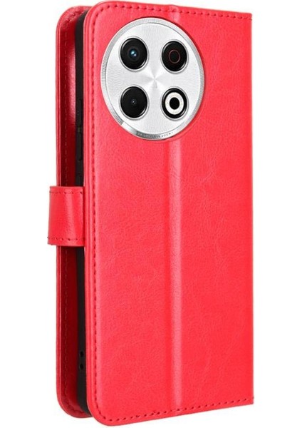 Tecno Spark 30 Pro 4g Kart Tutucu Kapak Kapak Cüzdan Manyetik Için Kılıf (Yurt Dışından)