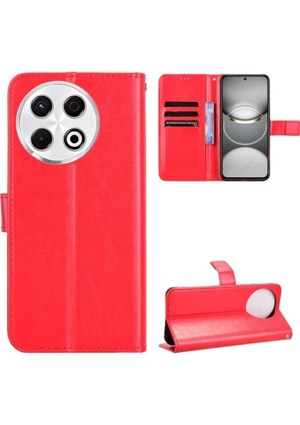Tecno Spark 30 Pro 4g Kart Tutucu Kapak Kapak Cüzdan Manyetik Için Kılıf (Yurt Dışından)