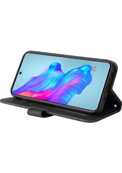 Tecno Camon 18 Deri Koruyucu Kapak Kart Yuvası Sahipleri Için Kılıf (Yurt Dışından)